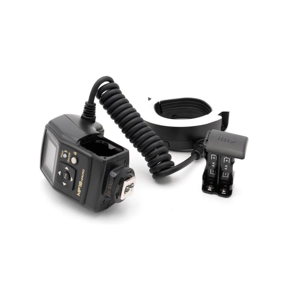 Nissin MF18 Ring Flash (Nikon F) NSHOT Usato fotografico garantito